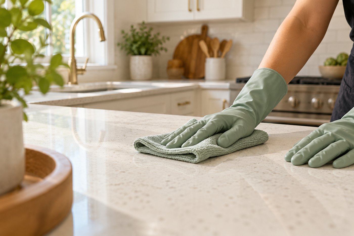 Warm, welcoming home interior, illustrative image